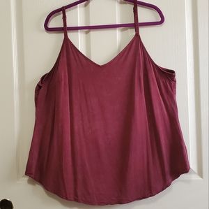 Torrid Burgundy Ava Cami Size 1 Adjustable Spaghetti Straps